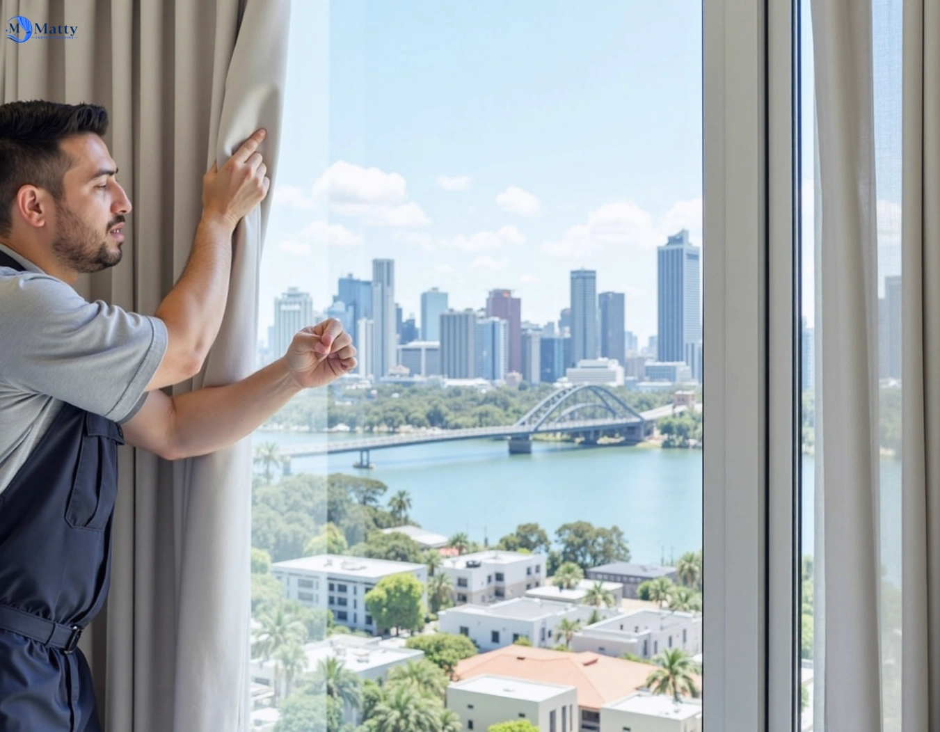 Professional curtain steam cleaning service bulla-vic QLD by Matty Curtain Cleaning